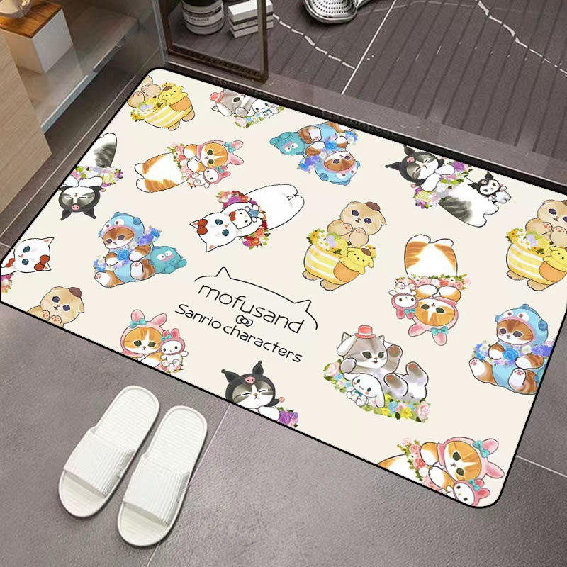 Home Bathroom Rugs - Mofusand Cartoon Diatom Mud Absorbent Floor