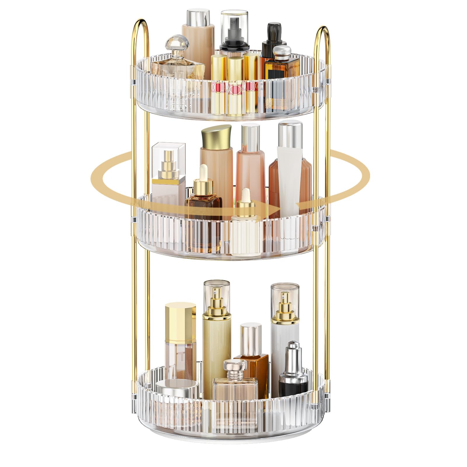 360 Rotating Makeup Organizer  - огляд і ціна Home Essentials Bathroom Rack