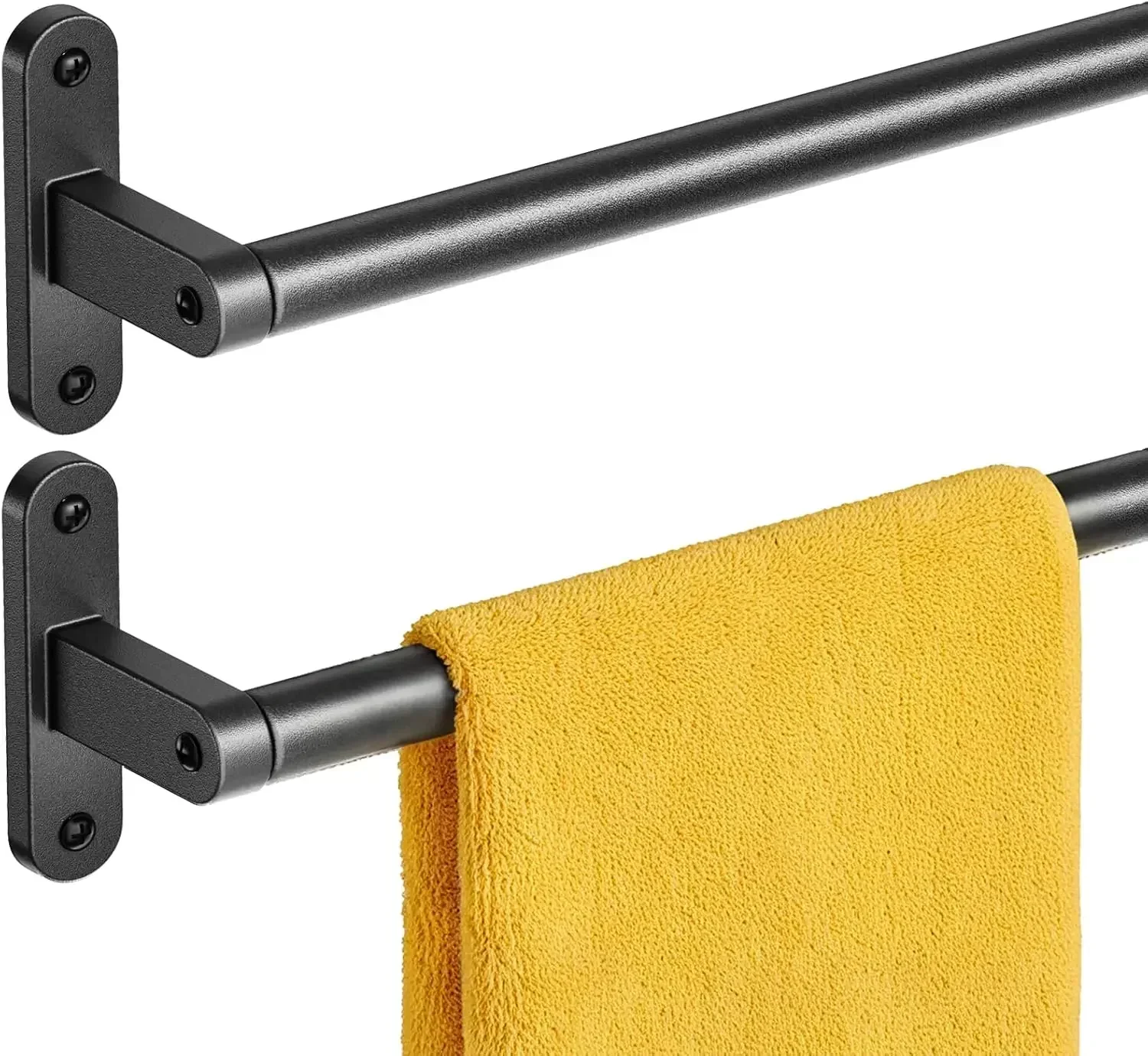 Matte Black Towel Rack for Bat - огляд і ціна Home Essentials Bathroom Rack