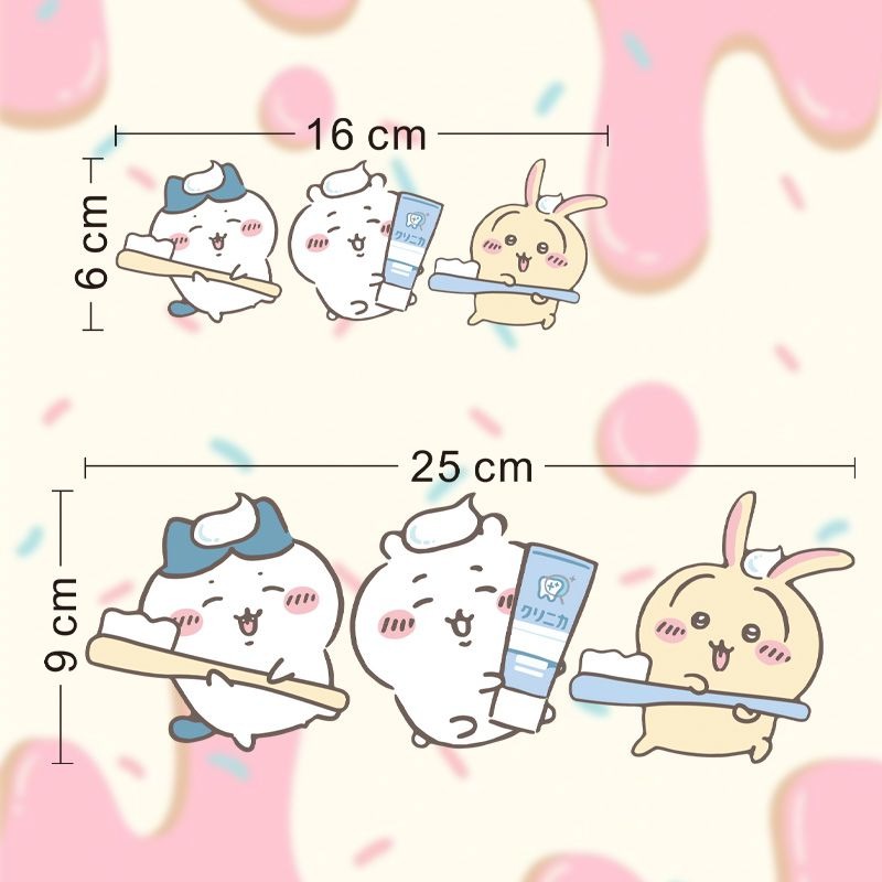 Hot Chiikawa Mirror Stickers S - огляд і ціна Home Bathroom Accessories