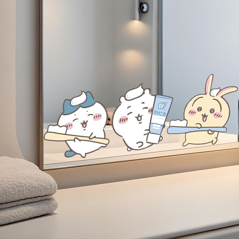 Hot Chiikawa Mirror Stickers S - огляд і ціна Home Bathroom Accessories