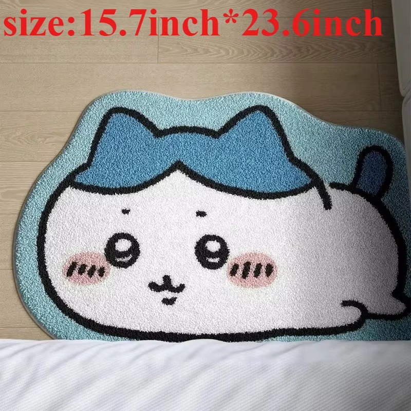 Hot Chiikawa Cartoon Rug Anime - огляд і ціна Home Bathroom Rugs