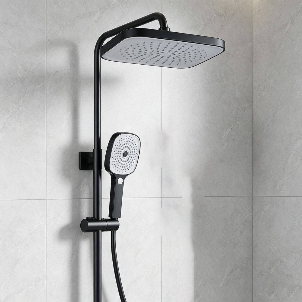 Overhead Rain Shower Head +Hig - огляд і ціна Home Bathroom Accessories