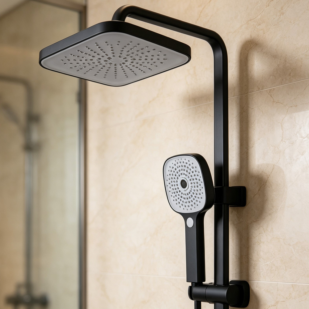 Overhead Rain Shower Head +Hig - огляд і ціна Home Bathroom Accessories