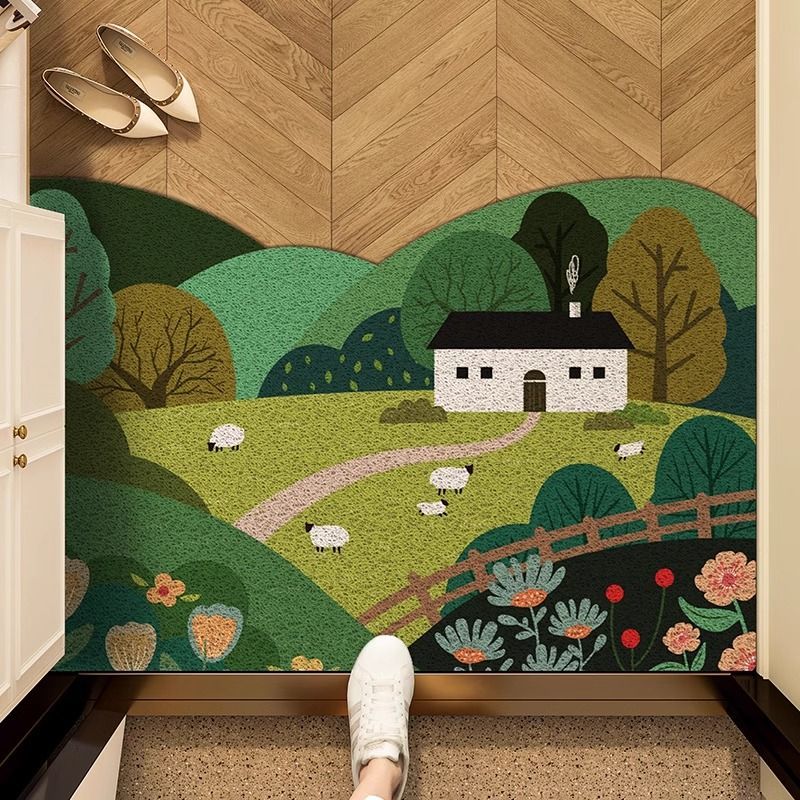 VIKAMA Entrance Silk Circle An - огляд і ціна Zara Home Bathroom Mat