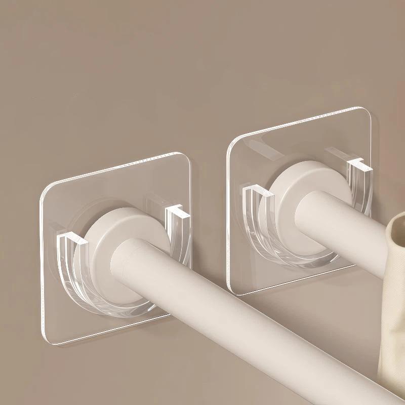 No Drill Transparent Self Adhe - огляд і ціна Home Bathroom Wall Decor
