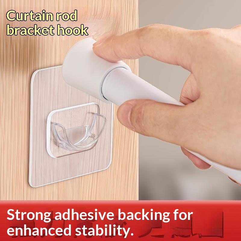 No Drill Transparent Self Adhe - огляд і ціна Home Bathroom Wall Decor