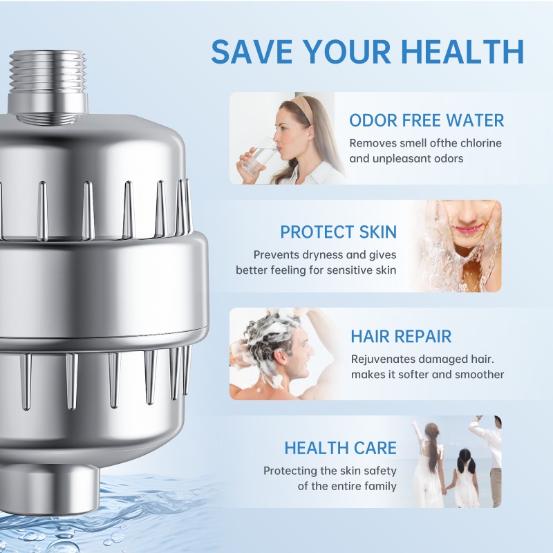 Household Shower Filter Cartri - огляд і ціна Home Bathroom Water Filter