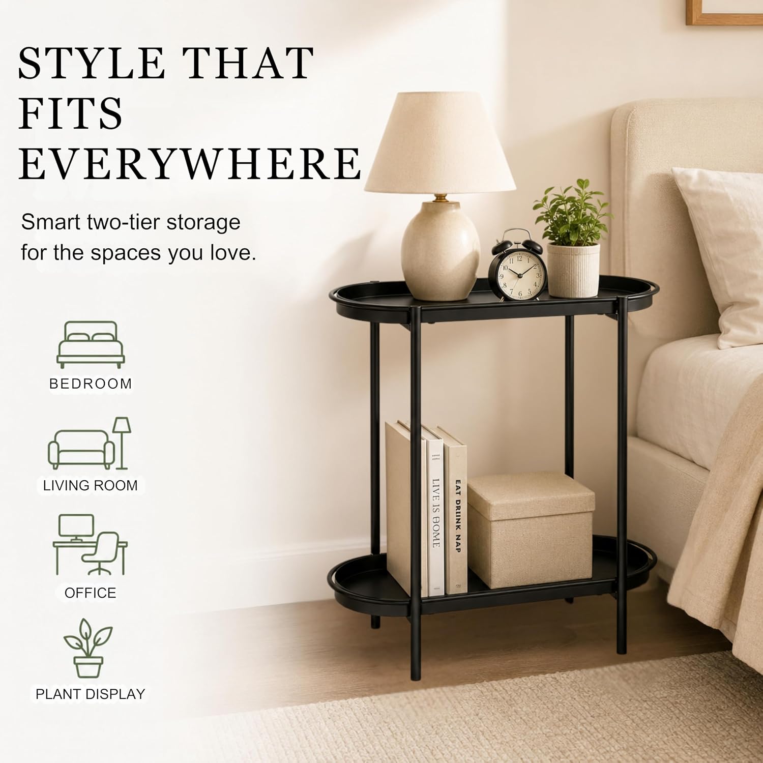 Large Metal 2-Tier Multi-Purpo - огляд і ціна Home Essentials Bathroom Rack