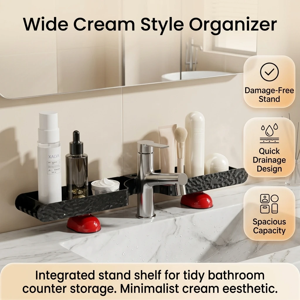 Bathroom Organizer Cosmetic St - огляд і ціна Home Essentials Bathroom Rack