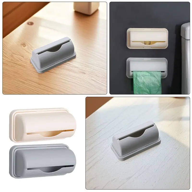 1/2/3/4Pcs Wall-Mounted Trash  - огляд і ціна Home Bathroom Shelf