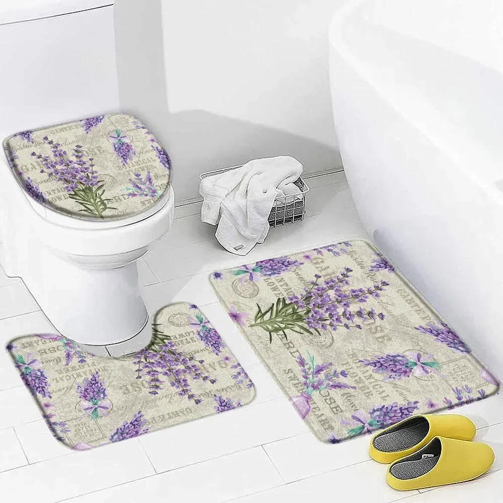Purple Lavender Bath Mat Set N - огляд і ціна Zara Home Bathroom Mat