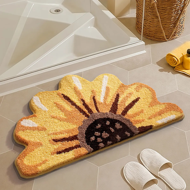 VIKAMA Small Fresh Green Leaf  - огляд і ціна Zara Home Bathroom Mat