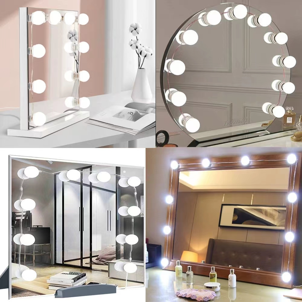 LED Light Paste Mirror Makeup  - огляд і ціна Home Bathroom Vanity