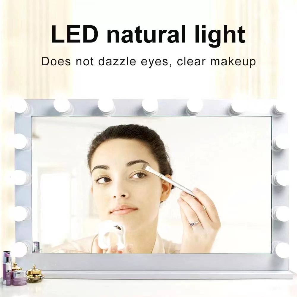 LED Light Paste Mirror Makeup  - огляд і ціна Home Bathroom Vanity