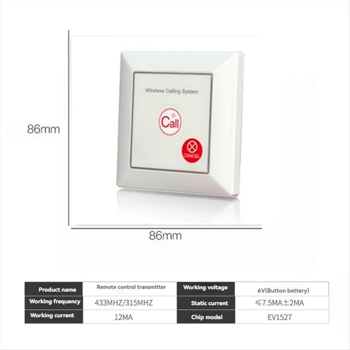 A40I Caregiver Pager Alarm SOS - огляд і ціна Home Bathroom Called