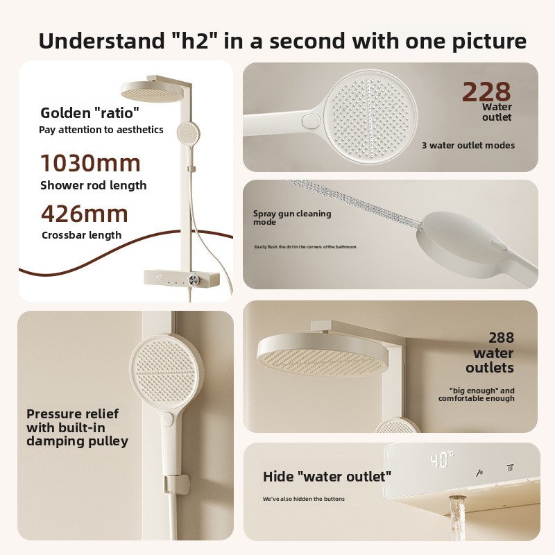 Smart Digital Display Dechlori - огляд і ціна Home Bathroom Set