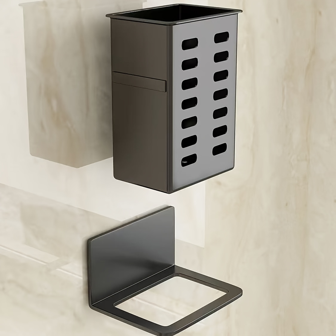 1/2/4-piece set of plastic wal - огляд і ціна Home Essentials Bathroom Rack