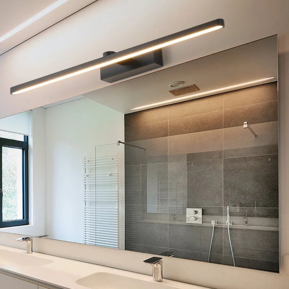 JOYINLED 40CM Black LED Mirror - огляд і ціна Home Bathroom Vanity