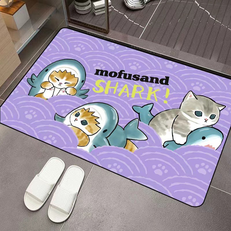 Mofusand Cartoon Diatom Mud Ab - огляд і ціна Home Bathroom Rugs