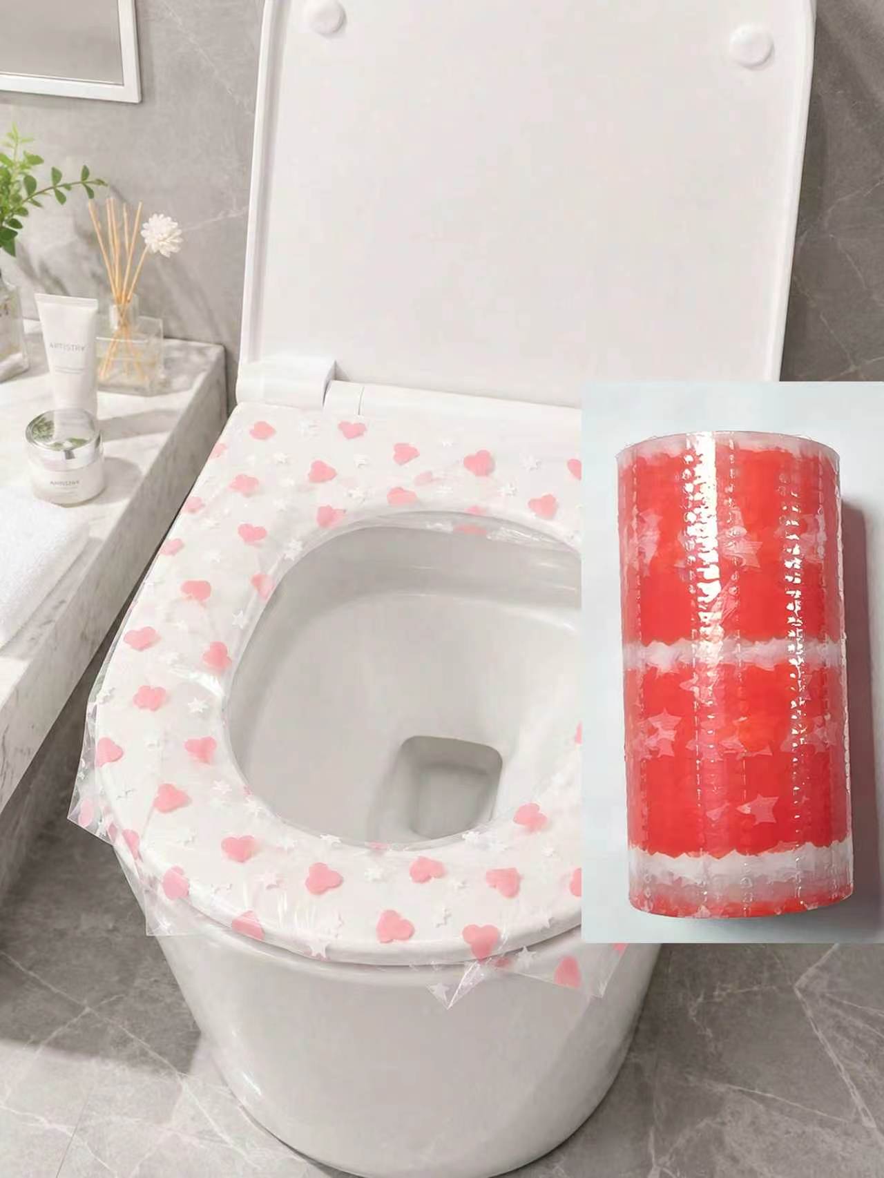 133pcs/roll disposable toilet  - огляд і ціна Home Bathroom Accessories