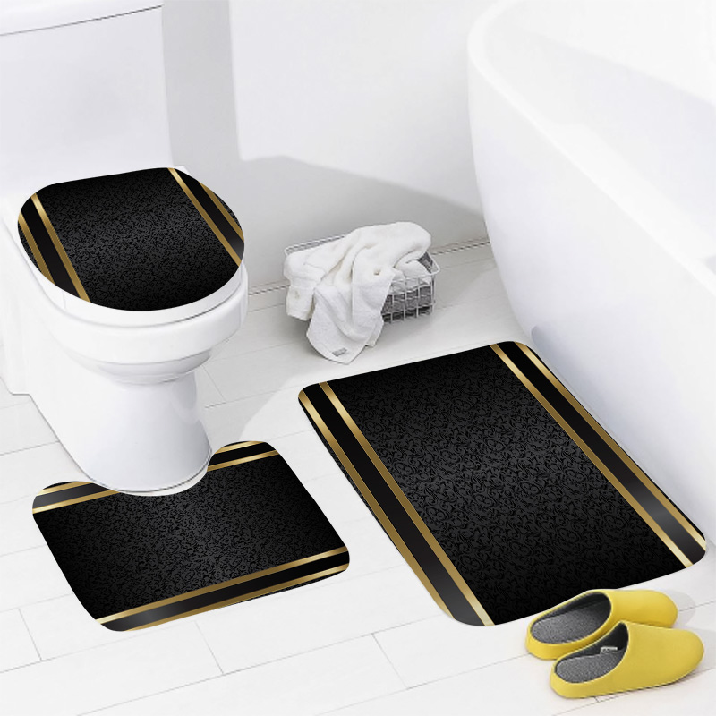 Luxury Black & Gold Bathroom S - огляд і ціна Zara Home Bathroom Mat