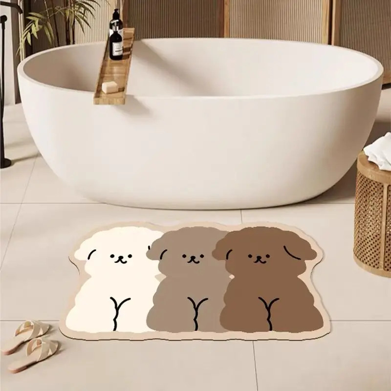 VIKAMA cute dog shaped bathroo - огляд і ціна Zara Home Bathroom Mat