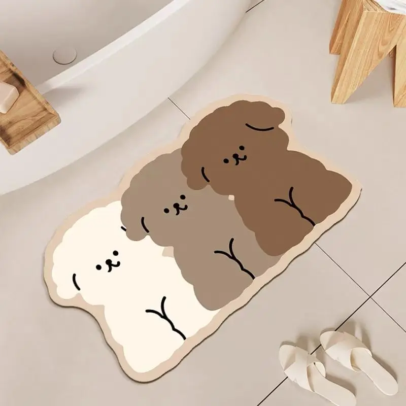 1PC Cute Dog Shaped Bathroom F - огляд і ціна Zara Home Bathroom Mat