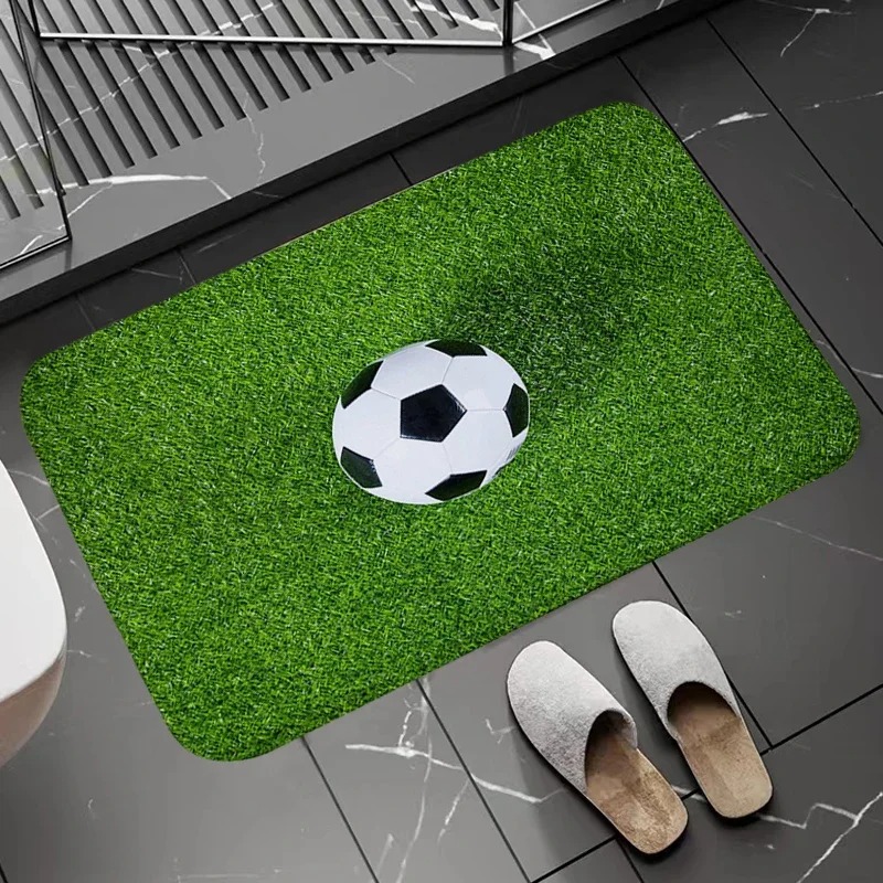 Soccer Field Pattern Door Mat  - огляд і ціна Zara Home Bathroom Mat