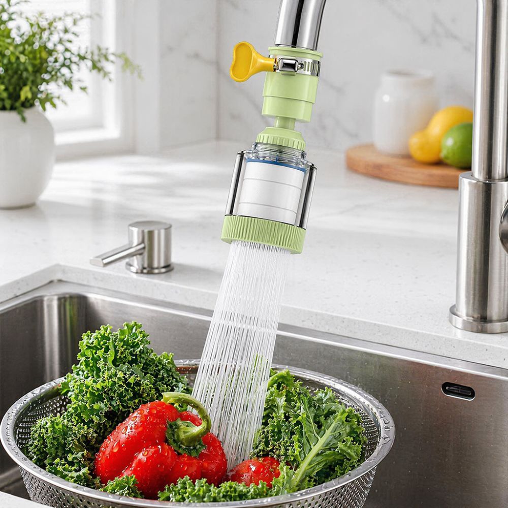 Universal Faucet Filter 360 De - огляд і ціна Home Bathroom Water Filter