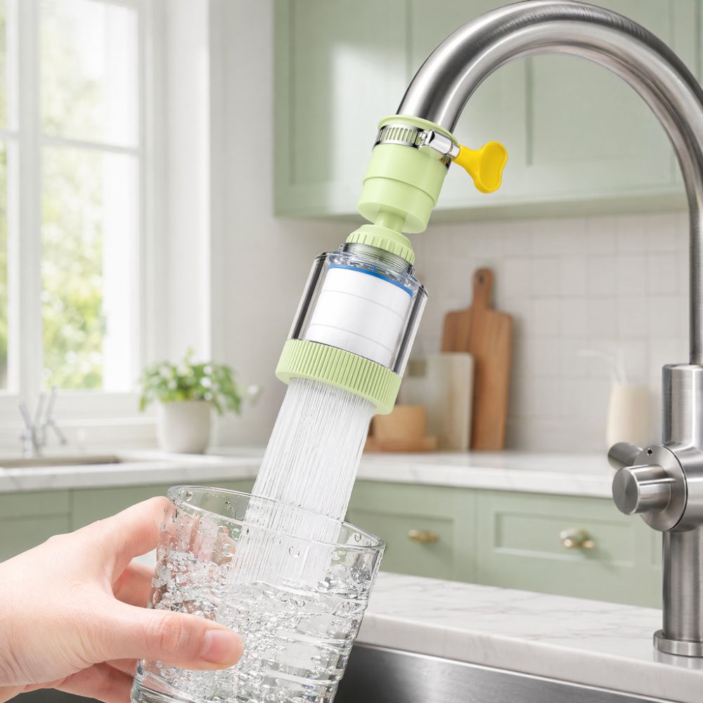 Universal Faucet Filter 360 De - огляд і ціна Home Bathroom Water Filter