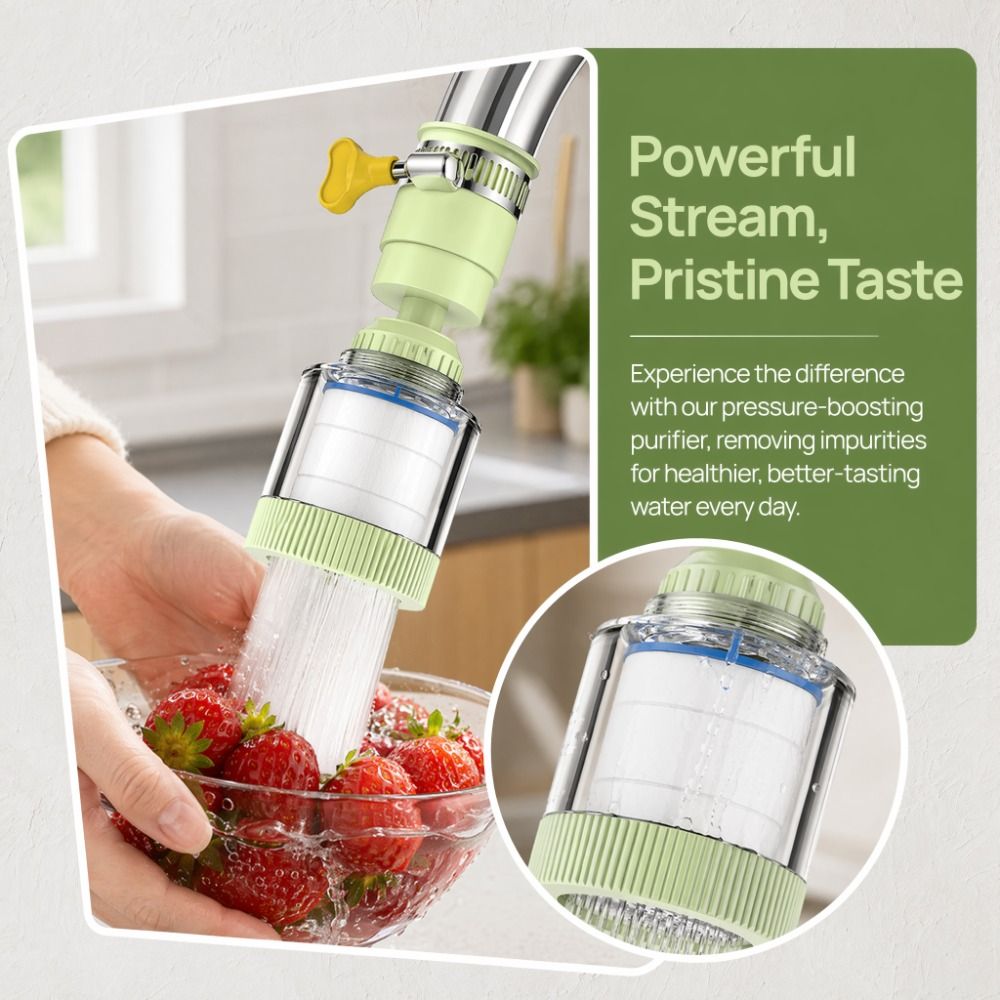 Universal Faucet Filter 360 De - огляд і ціна Home Bathroom Water Filter