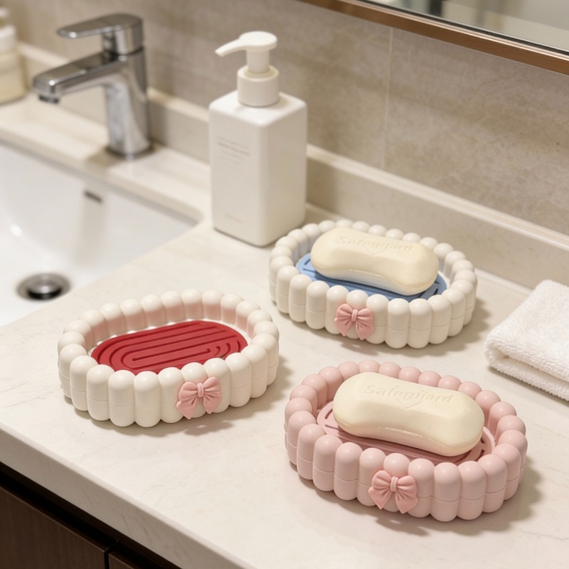 Home Bathroom Drain Soap Box,  - огляд і ціна Home Essentials Bathroom Rack